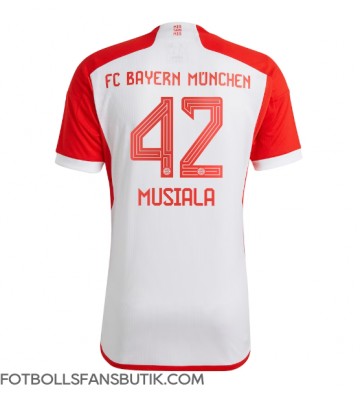 Bayern Munich Jamal Musiala #42 Replika Hemmatröja 2023-24 Kortärmad